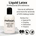 thumbnail image 2 of Maquillaje de látex líquido Mehron SFX Halloween 133 ml transparente, 2 of 6