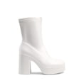 thumbnail image 2 of DREAM PAIRS Women's Platform Gogo Ankle Boots High Chunky Block Heel Square Toe Booties Shoes, 2 of 6