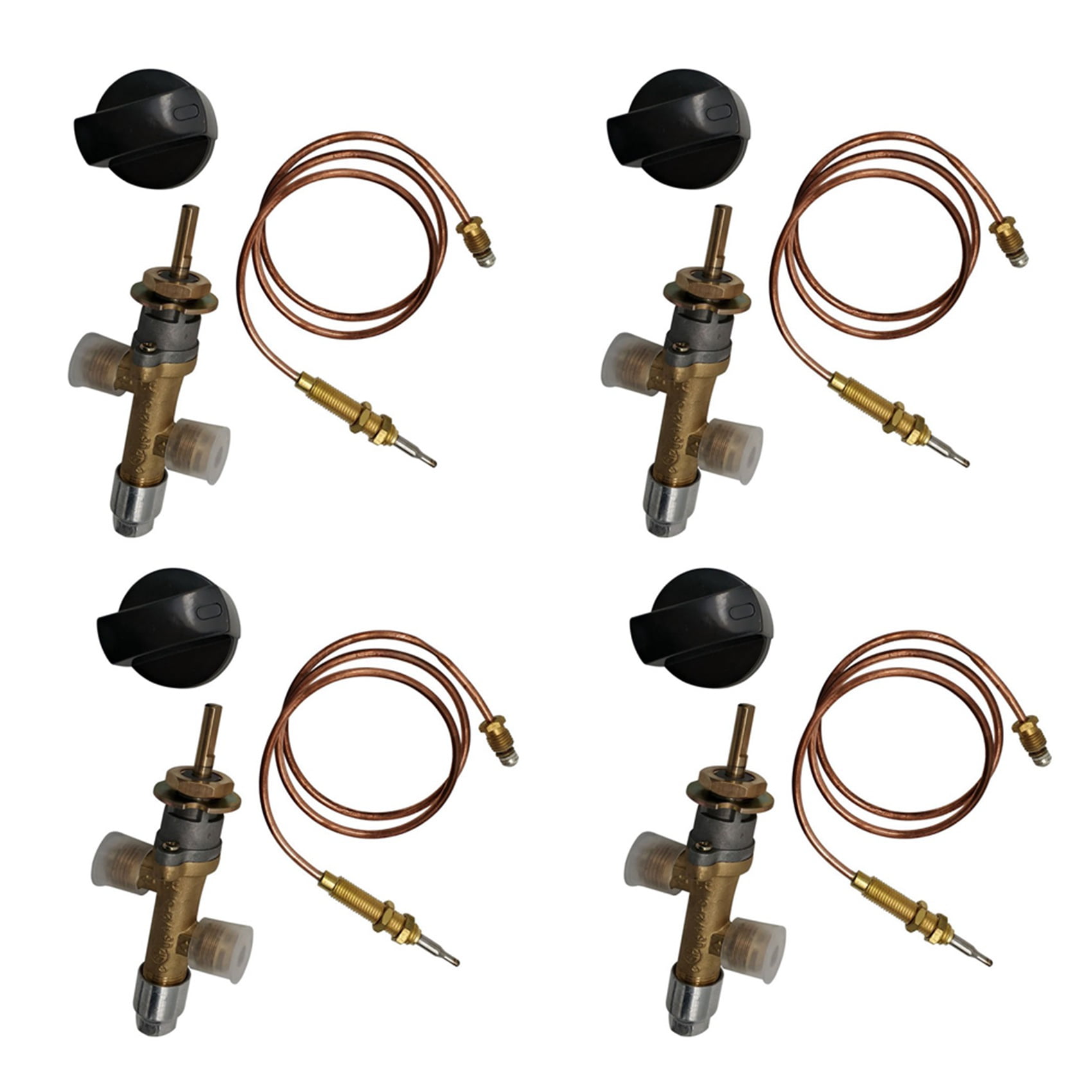 4X Propane Lpg Gas Fire Pit Control Safety Valve Flame Failure Device Gas Heater Valve with
