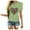 Mint Green, variant on Up to 50% off Pitauce Women's Valentines Day T-Shirts Heart Leopard Printed Blouses Casual Crewneck Pullover Short Sleeve Summer Tops Soft Comfy Holiday Basic Tee Tops
