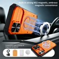 thumbnail image 3 of Military Grade Shockproof Case for iPhone 17, Built-in N52 Magnetic Ring, Slide Camera Lens Cover, Rugged Heavy Duty Protective Phone Case, 3 of 8