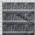 thumbnail image 4 of oneOone Velvet Gray Fabric Aaian Batik Craft Projects Decor Fabric Printed By The Yard 58 Inch Wide, 4 of 4