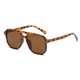 thumbnail image 1 of Gafas De Sol De Marco Cuadrado Grande Retro De Moda Para Hombres Y Mujeres De Verano Al Aire Libre Protección UV Original A Prueba De Viento Amarillo, 1 of 4