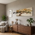 thumbnail image 2 of Canvas Wall Art for Living Room - Large Yellow Tree of Life Canvas Prints, Modern Abstract Nature Painting for Kitchen Bedroom Office Wall Decor, 2 of 7