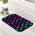 thumbnail image 5 of Neon Paw 16x24 Flannel Bath Mat for Bathroom, Anti-Slip Backing Soft Bathroom Rug, Washable Water Absorbent Mat, 5 of 9