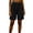 Black, variant on Bermuda Shorts for Women Plus Size Fashion Summer Casual Elastic Waist Shorts with Pockets Navy M