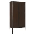 thumbnail image 3 of Samantha Modern Fluted Glass Bookshelf Cabinet, Black, 3 of 14