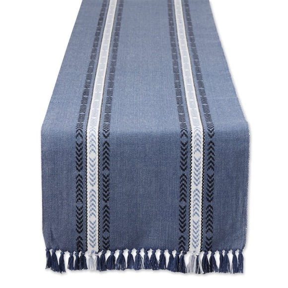 Camino de mesa DII Everyday Collection con flecos, 14 x 72 cm
