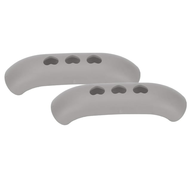 2pcs Silicone Aider Poignée Poignée Titulaire Poignée, Silicone Pot Poignée Manche Chaleur, Non Glisser Pot Poignée Manche Manchon, Poignée Chaude Titulaire Wok