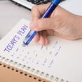 thumbnail image 4 of JZWAL-Erasable Gel Pens, 15 Pack Blue Retractable Erasable Pens Clicker, Fine Point, Make Mistakes Disappear, Blue Ink for Writing Planner and Crossword Puzzles, 4 of 4