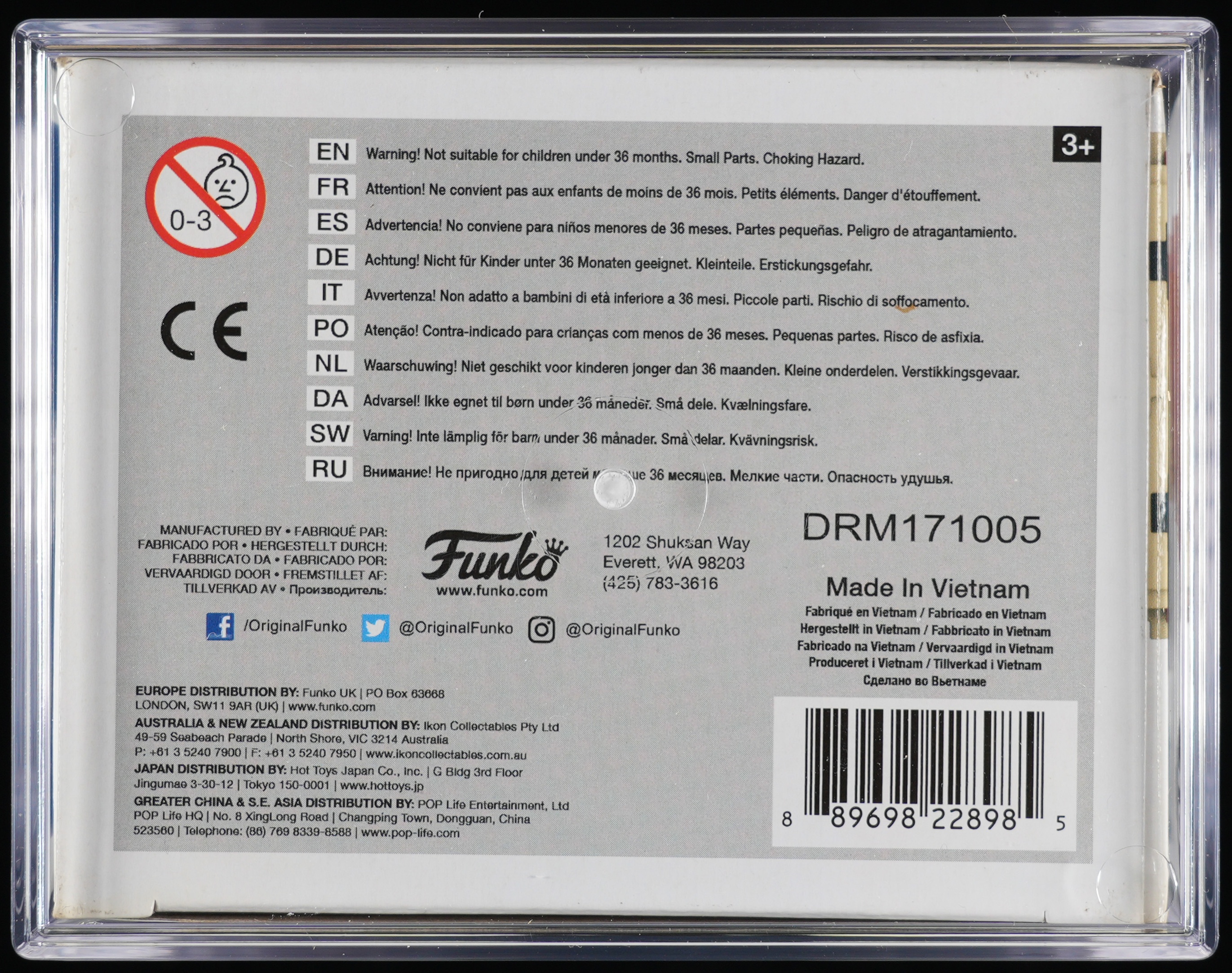 Freddy Funko, PSA Graded 8.5 NM-MT+, Freddy Funko Collectible Vinyl Figure #10, Fully Encapsulated Bundle with Compatible Funko Pop! PSA Hard Protector Case