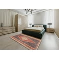 thumbnail image 5 of Ahgly Company Machine Washable Indoor Rectangle Contemporary Chestnut Brown Area Rugs, 7' x 10', 5 of 7