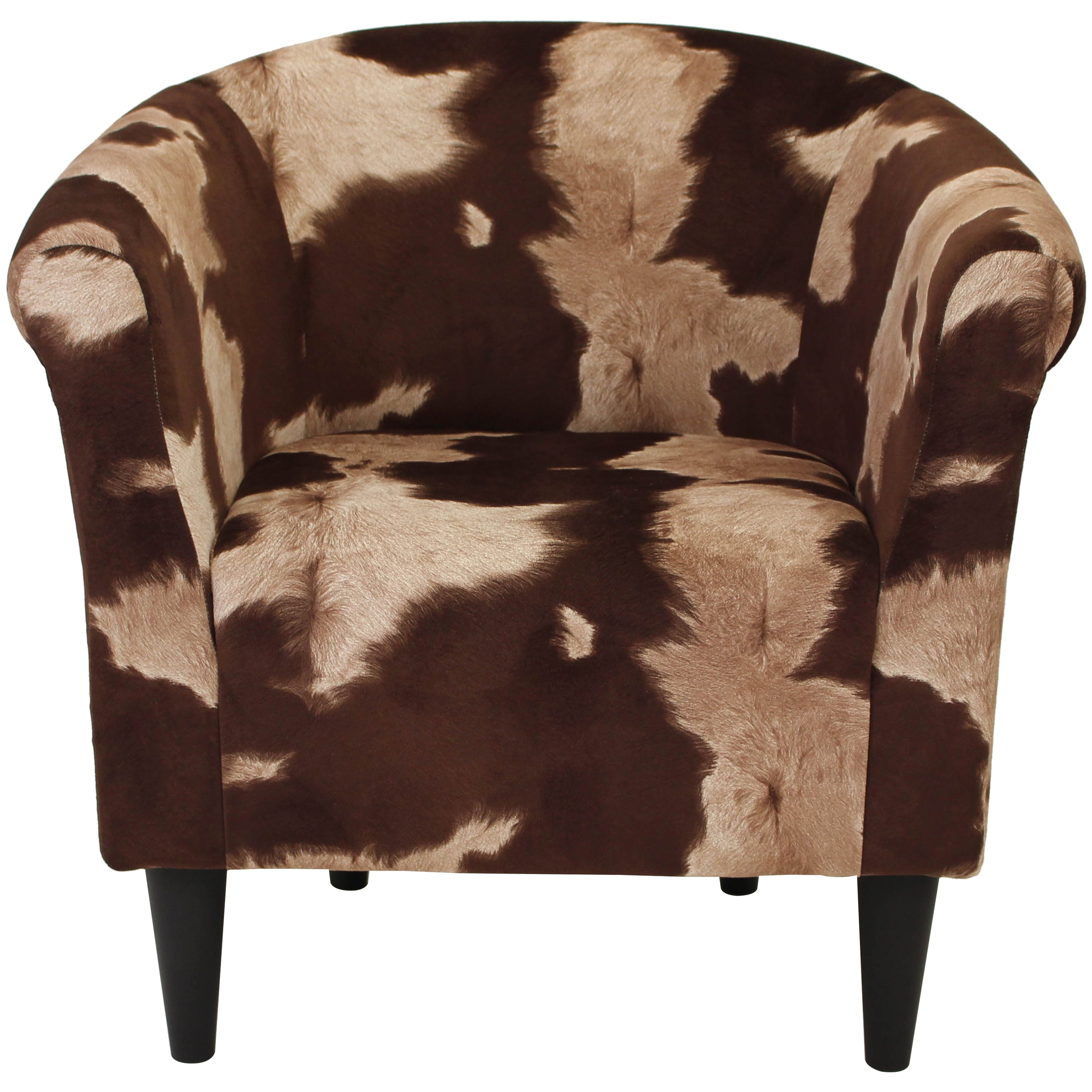 Newport Club Chair Cowhide Brown