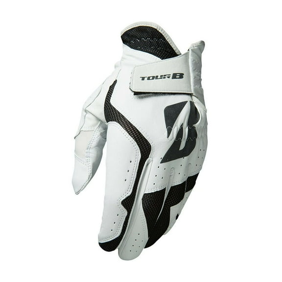 Bridgestone Golf Tour B Fit Glove (Black, Small/Medium) 2018 Cabretta NEW