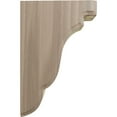 thumbnail image 3 of Ekena Millwork 1 3/4"W x 5"D x 7 1/2"H Bedford Wood Bracket, Walnut (4-Pack), 3 of 4