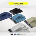 thumbnail image 2 of Ham&Sam Men's Boxer Brief 5 Pack Bamboo Rayon Soft Comfortable Underwear Trunks for Men, 2 of 6