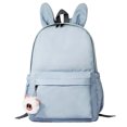 thumbnail image 2 of KEVCHE Bunny Ear Backpack with Cute Pendant for Students, Lightweight Daypack with Adorable Plush Bunny Ears, School Bag Book Bag Travel Backpack , Durable Casual Rucksack for Students, 2 of 9