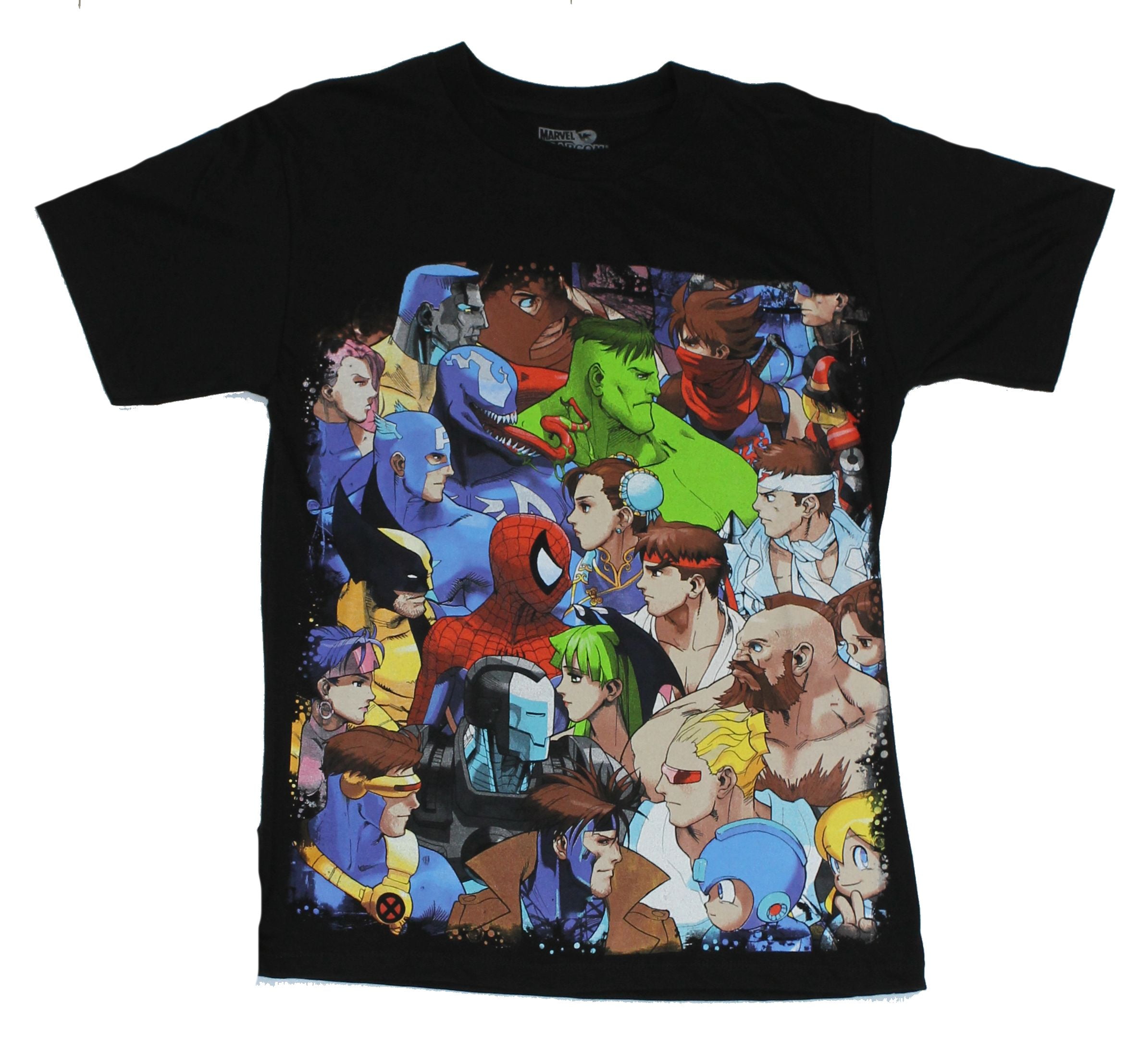Marvel vs. Capcom Comics Mens T-Shirt 