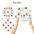 thumbnail image 5 of Yiaed Hand Drawn Strawberry Print Satin Bonnet Silk Bonnet Hair Bonnet for Sleeping Hair Bonnets, 5 of 6