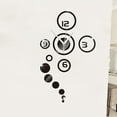 thumbnail image 2 of DIY 3D Wall Clock, Modern Mirror Wall Clock Decor Sticker DIY Clock for Home Living Room Bedroom Office Wall Decorations, 2 of 4