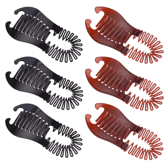 6Pcs Interlocking Hair Combs
