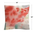 thumbnail image 2 of Seasons' Floral Watercolor Still Life Painting By Sheila Golden 16 X 16 Decorative Throw Pillow, 2 of 4