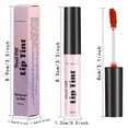 thumbnail image 3 of ZTTD Peel off Lip Stain Lip Tint Liquid Lipstick Lip Gloss Long Lasting Lip Tint Stain Non Stick Cup Peel off Lipstick Lip Makeup for Women Girls 2ml Beauty Tool Lip Gloss, 3 of 9
