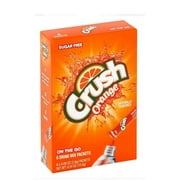Crush On-the-Go Powdered Drink Mix, Orange, Sugar-Free, 6 Count