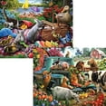 thumbnail image 3 of "Bits And Pieces - Larry Jones Country Fun, 1000 Piece Jigsaw Puzzles, 4-In-1 Multi-Pack - 20"" x 27", 3 of 9