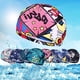 thumbnail image 3 of Gorro de natación con estampado de flores para hombre y mujer, gorro de baño de nailon elástico, turbante de pelo largo, accesorio deportivo, 1 unidad, 3 of 4