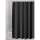 thumbnail image 2 of rideau de douche tissu impermable, 183,0 cm x 183,0 cm rideau douche en polyester, rideau textile lavable ourlet renforc, noir, 2 of 4