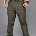 thumbnail image 3 of Nouveau Soldat Pantalon Tactique Imperméable Hommes Pantalon Cargo de Travail Combat Extérieur, 3 of 5