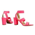 thumbnail image 4 of DREAM PAIRS Women's Chunky High Heel Open-Toe Sandals with Elastic Straps, 4 of 4