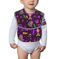 thumbnail image 6 of Hirioo Mardi Gra2 for Baby Waterproof Pocket Bib Adjustable Closed for Babies Toddlers with Large Pocket 6-24Months, 6 of 8