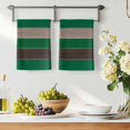 thumbnail image 3 of Green Brown Wood Grain Kitchen Towels Set of 4, Farmhouse Country Vintage Geometric Absorbent Dish Towels for Kitchen, Microfiber Hand Towel, Quick Drying Tea Towel for Cleaning Decorative Dishcloths, 3 of 7