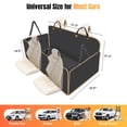 thumbnail image 4 of Cubierta para asiento trasero de coche para perro Lekespring con base rígida negra, 4 of 8