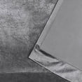 thumbnail image 7 of Exclusive Home Velvet Heavyweight Light Filtering Hidden Tab Top Curtain Panel Pair, 52"x84", Grey, 7 of 7