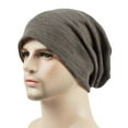 thumbnail image 4 of D-GROEE Mens Slouchy Thin Breathable Beanie Striped Skull Cap Long Baggy Hip-hop Winter Summer Hat for Women, 4 of 8