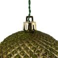 thumbnail image 2 of Vickerman 2.75" Olive Durian Glitter Ball Ornament, 12 per Bag, 2 of 7