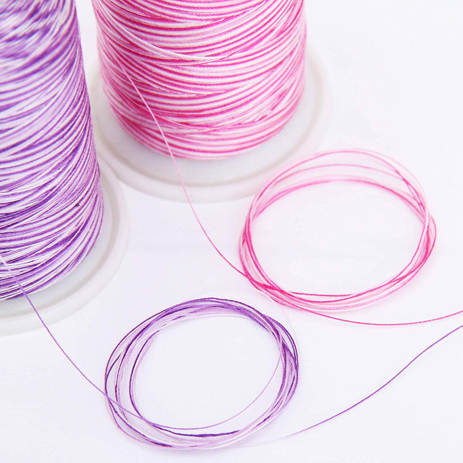 Threadart Multicolor 100% Cotton Thread | Variegated Colors for Quilting, Sewing, and Embroidery | 40/3wt - 600M (660 Yards) Cones | Long Staple Low Lint | Desert Sands Color 5542