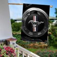 thumbnail image 5 of Ford Mustang-bandera de jardín temática. Regalo perfecto para fans, amigos y familiares, ideal para actividades al aire libre y decoración de fiestas.28CM*45CM, 5 of 5