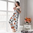 thumbnail image 6 of Halloween Pajama Pants Women, pumpkin halloween cartoon Halloween Costumes Sweatpants Soft Sleep Lounge Pants, Casual PJ Bottoms Pants with Pockets, 6 of 7