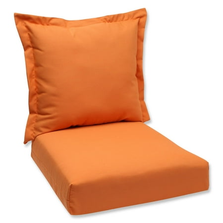44 Sunbrella Orange Outdoor Patio Deep Seating Cushion And Back