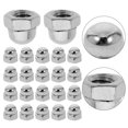 thumbnail image 1 of RENACLIPY 100Pcs Silver Hex Nut Cover Protection Caps for Indoor Use, 1 of 6