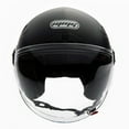 thumbnail image 4 of MMG Motorcycle Open Face Helmet DOT Flip-Up Visor Gloss Black (X-Large) Model 28, 4 of 6