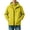 Yellow, variant on Sevevn Men 3 In 1 Rain Jacket Detachable Hood Regular Fit Waterproof Shell With Fleece Liner Chest Zip Pocket Side Pockets Elastic Cuffs For Hiking Wear