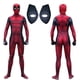 thumbnail image 2 of Halloween adultos niños Deadpool disfraz Cosplay superhéroe Zentai traje hombres niños mono completo mono, 2 of 5