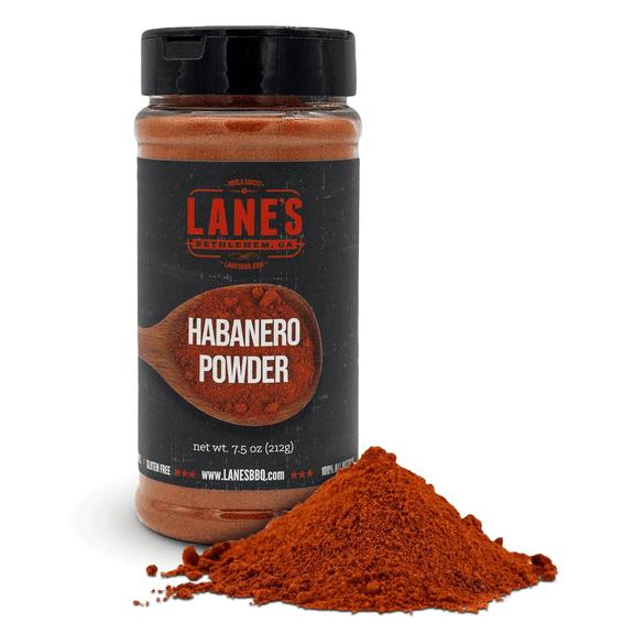 Lane's Habanero Powder - Premium All Natural Ground Habanero Pepper - 7.5oz