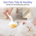 thumbnail image 4 of Cepillo de aseo para perros y gatos, cepillos autolimpiantes para perros y gatos con partículas de masaje, 4 of 7