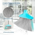 thumbnail image 3 of FGY Broom and Dustpan Set with Extended Handle for Indoor and Pet - Bule, 3 of 9